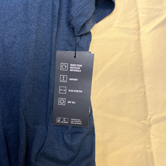 Two V-neck t-shirts women 2xlg Blue & gray Ideology - Picture 9 of 14